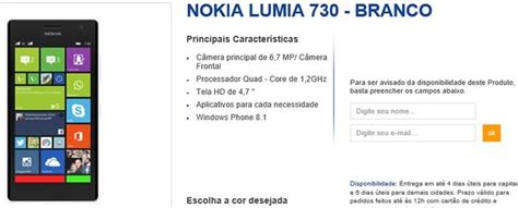 Nokia lumia 730 all specs. O estoque do Lumia 730 na loja online da Nokia já esgotou