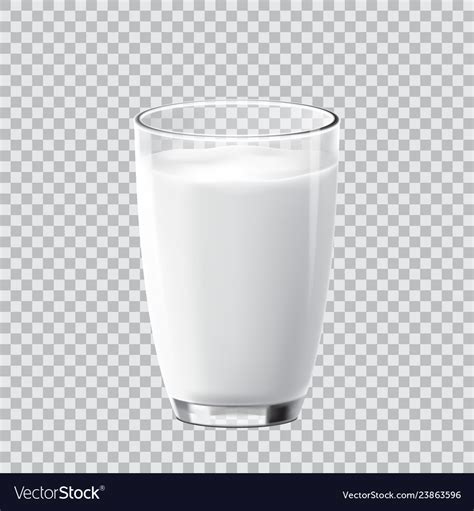 Glass Of Milk Royalty Free Vector Image Vectorstock