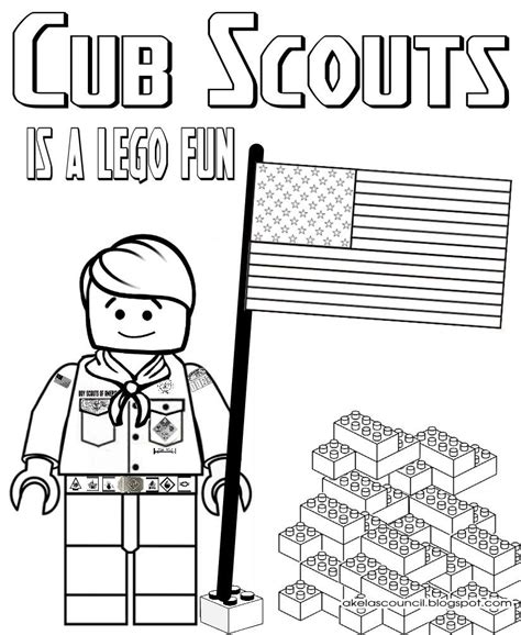 Free Cub Scout Coloring Pages - Coloring Home