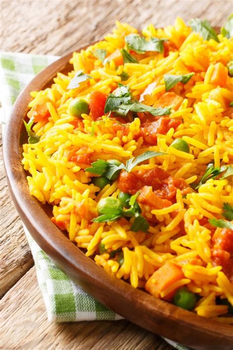 Golden Turmeric Rice Recipe With Sun Dried Tomatoes