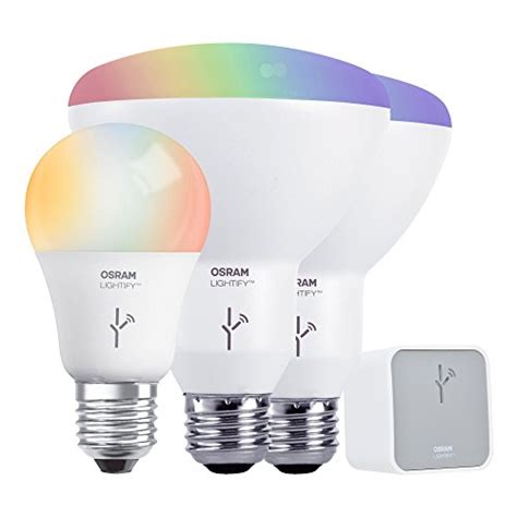Sylvania Osram Lightify Smart Home 65w Br30 Whitecolor Led Light Bulb