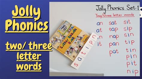 Jolly Phonics Group 1 Two And Three Letter Wordss A T I P N Diy