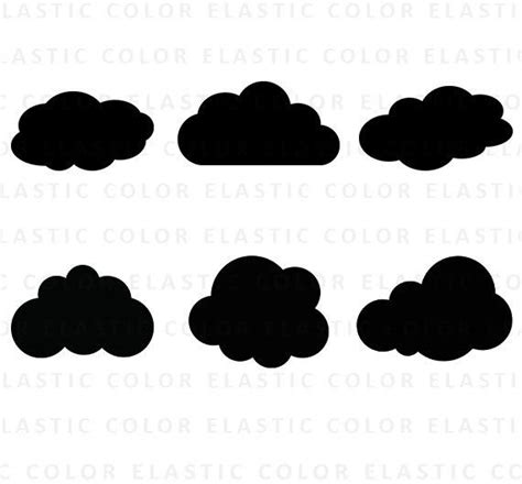 Cloud Svg Cloud Clipart Clouds Clip Art Cloud Silhouette Cricut Files