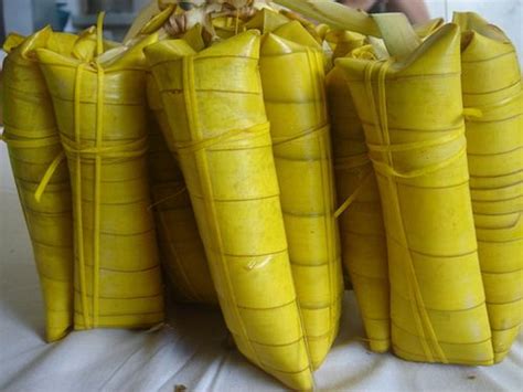 Suman Is A Filipino Delicacy Mostly Made From Rice Kamoting Kahoy And