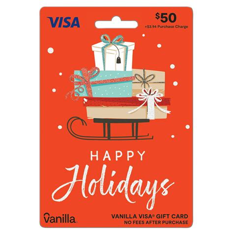 50 Vanilla Visa T Card Holiday