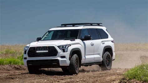 2023 Toyota Sequoia Trd Pro First Drive Stiff Riff On The New Full