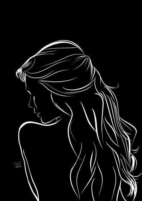 Pin By Кейт On Line Art Silhouette Art Black And White Art Drawing