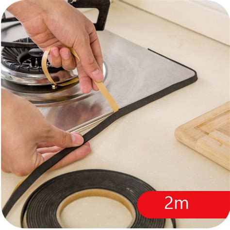 Gas Stove Cooker Slit Antifouling Strip Sealing Tape Strip For Kitchen
