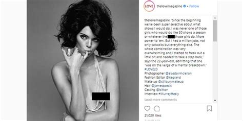 Kendall Jenner Poses Topless In Sexy Love Magazine Photo Shoot Fox News