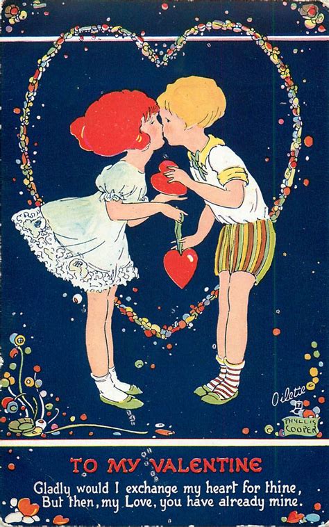 Full Sized Image To My Valentine Tuckdb Vintage Valentine Cards