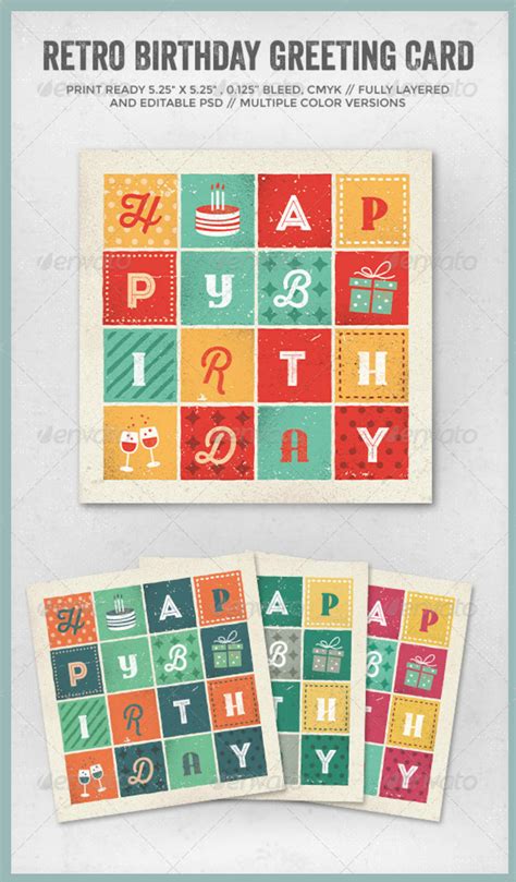 20 Birthday Card Psd Examples Design Trends Premium Psd Vector