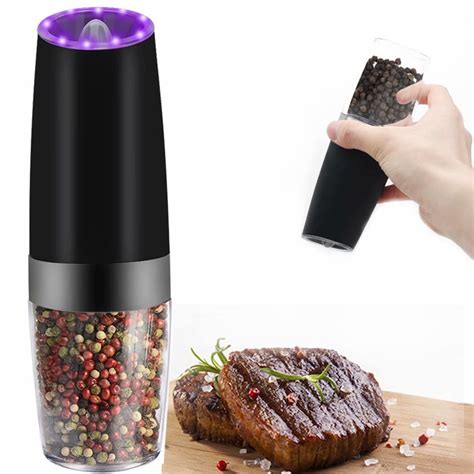 Gravity Electric Pepper Grinder Automatic Salt And Pepper Mill Grinder