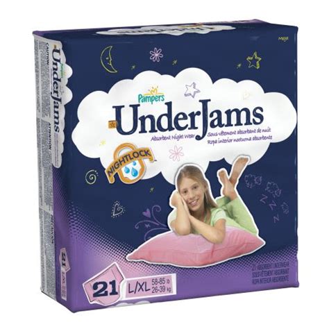 8 Pampers Underjams Girls Size 8 Lxl Diapers Mega Pack 21 Count