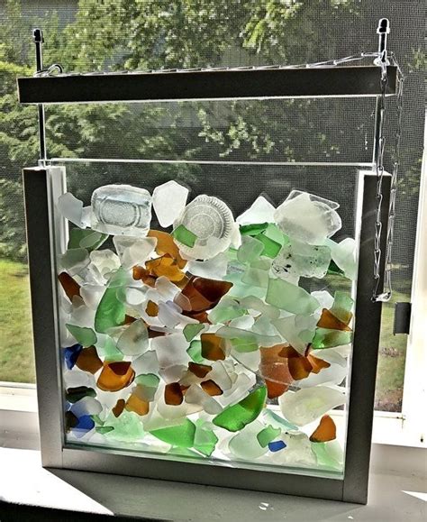 Sea Glass Displays Sea Glass Display Sea Glass Crafts Sea Glass Art