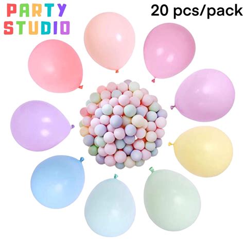 Inches Pastel Balloons Assorted Pcs Macarons Balloon Pastel Latex Quality Balloon