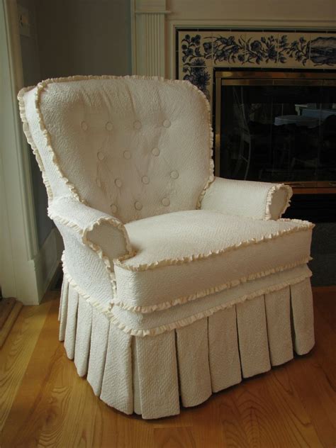 Get the best deals on fabric chair slipcovers. Everyday Artist: Tufted Slipcovers