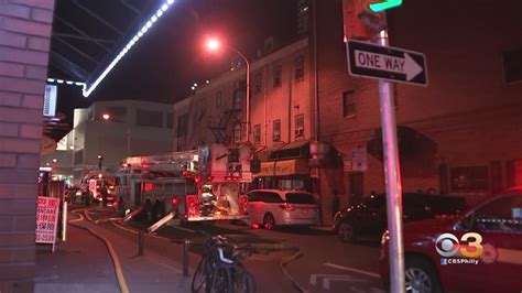 Crews Battle Building Fire In Chinatown Cbs Philadelphia