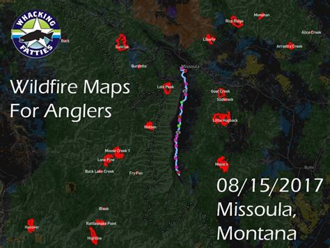 Wildfire Maps For Anglers Wildfires Fire Firefighter Trout