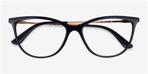 vogue eyewear vo5239 cat eye black frame glasses for women eyebuydirect canada