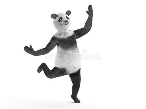 Panda Dancing Stock Vector Illustration Of China Animal 14957266