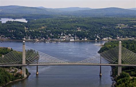 The Penobscot Narrows Bridge And Bucksport Maine Visit Maine