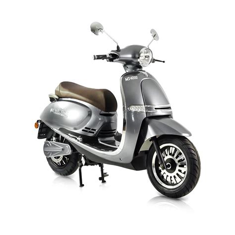Ms2000 Silver Vintage Electric Scooter