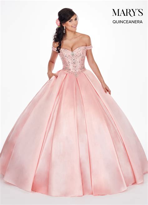 carmina quinceanera dresses style mq1032 in blush color