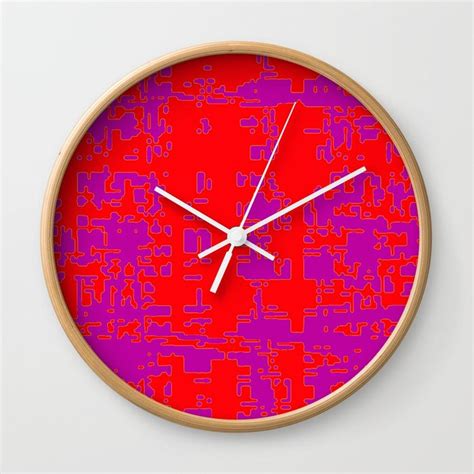 Available In Natural Wood Black Or White Frames Our 10 Diameter Unique Wall Clocks Feature A