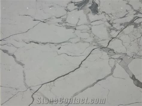 Italy Calacatta Carrara Marble Slabs Pure White Marble Slab From China