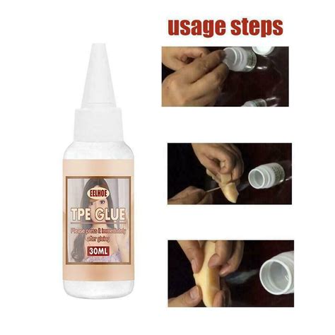 Liquid Solvent Glue For Silicone Tpe Doll Tear Split Repair 30mlpc Glue Fast Ebay