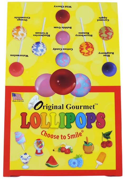 Original Gourmet Original Lollipops, 1.1 oz, 48 count - Walmart.com