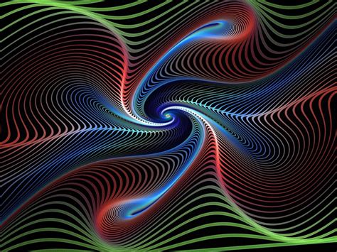 Fractal Lines Swirling Colorful Vortex 4k Wallpaper Toppng