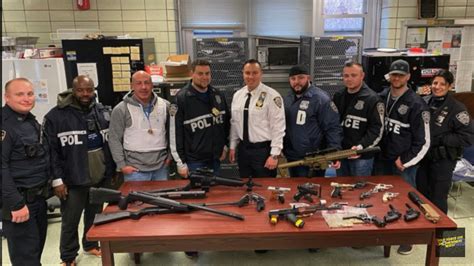 Nypd Stands Proudly Over A Raid Of Fake Gunswe Did It Big 5 Is No More