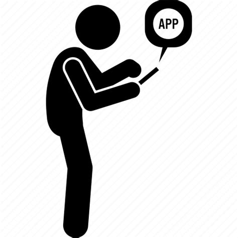 App Man Person Phone Smartphone Icon Download On Iconfinder