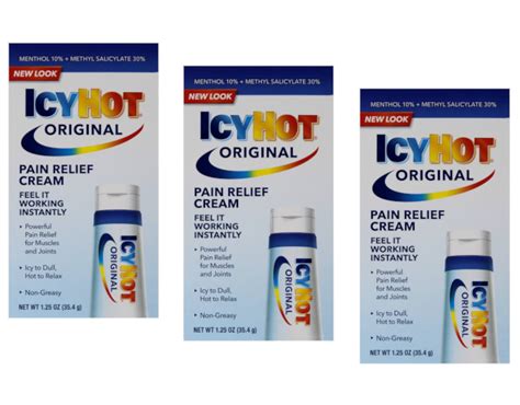 Icy Hot Extra Strength Pain Relieving Cream 1 25 Ounce Buy Packs And Save Pack Of 3