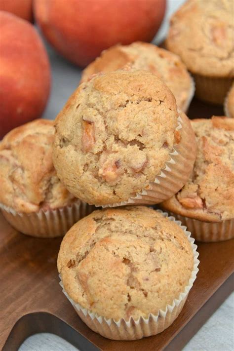 Delicious Peach Muffins My Mommy Style