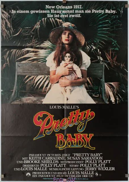 Affiche Pretty Baby 1978 Brooke Shields Susan Sarandon Louis Malle