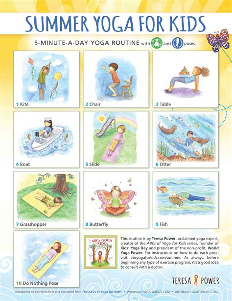 Summer The Abcs Of Yoga For Kids