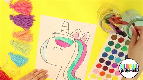 How To Draw A Unicorn Unicorn Directed Drawing For Kids Youtube