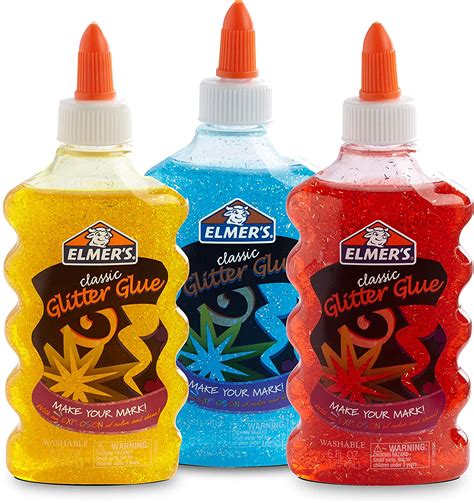 Elmers Classic Glitter Glue 6 Ounces Set Of 3 For Only 382 Was