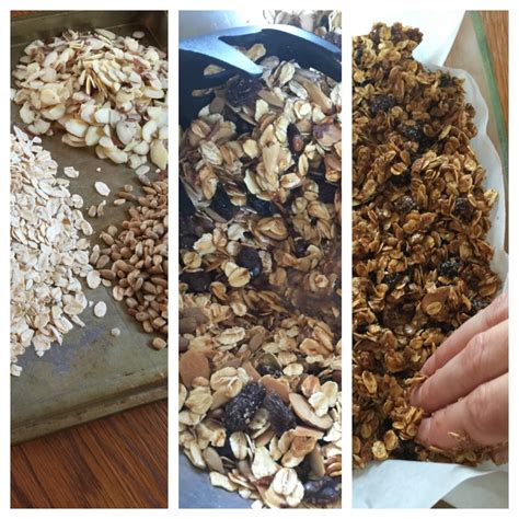 The prunes are softened in hot water and then pureed in the processor. Homemade Oatmeal Cinnamon Raisin Granola Bars