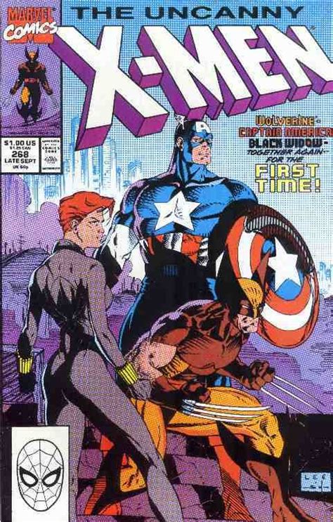Uncanny X Men Comic Book Cover 268 Captain America