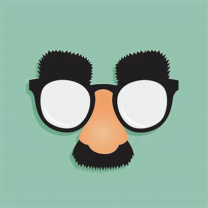 Nose Glasses Fake Mustache Disguise Mask Vector