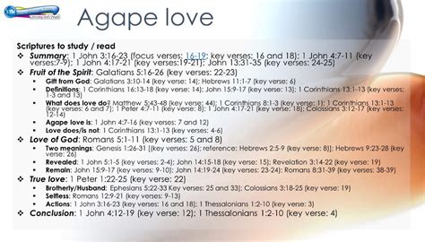 Agape Love The Genuine Love Of God Is True Love