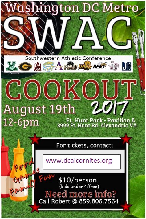 Buy, sell and use gift cards. SWAC Cookout 2017 - Events - Alcorn State University Alumni Association - Washington, DC ...