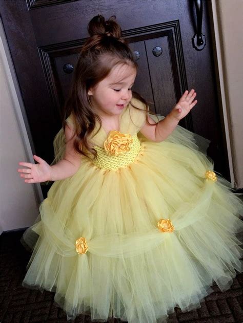 Belle inspiré Princess Dress- Belle inspiré Robe - Robe Princesse Tutu