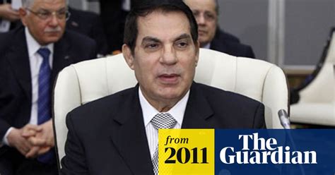 Zine Al Abidine Ben Ali In A Coma World News The Guardian