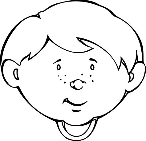Coloring Pages Of Childrens Faces