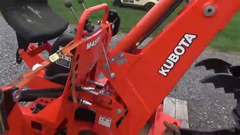 2020 Kubota M4509 Backhoe Attachment For Kubota M6060 M7060 Tractor