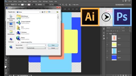 How To Convert Illustrator File Ai To Photoshop Psd With Layers